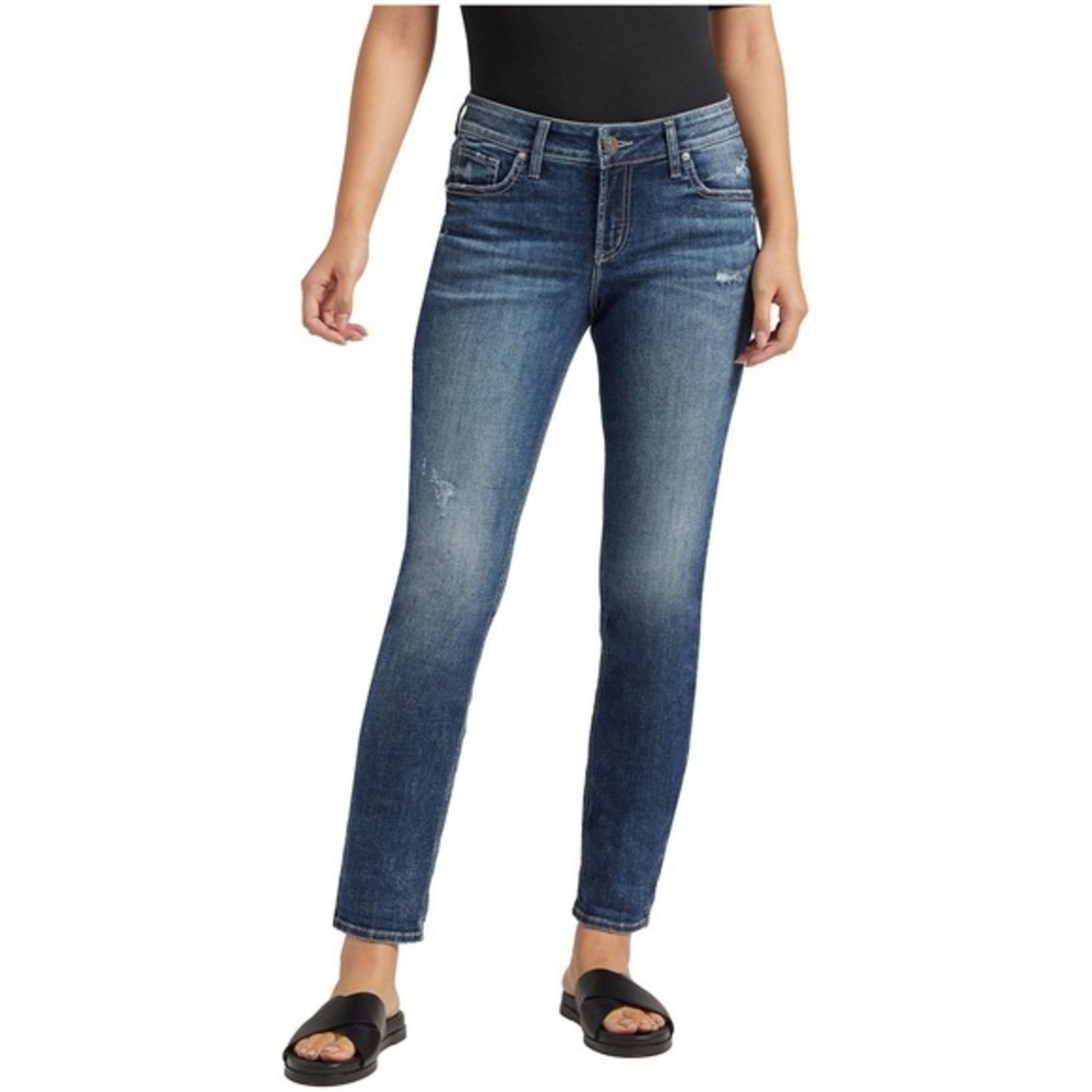 Silver‎ Jeans Elyse Curvy Fit Slim Boot Jeans W36 L33 NWT